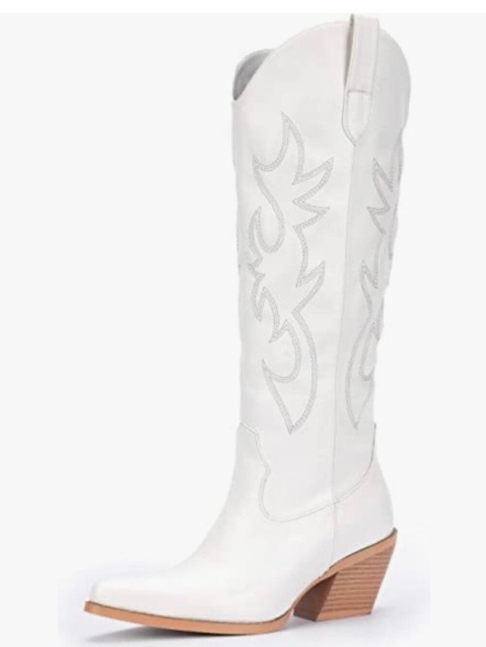 Amazon White Knee High Size 7 cowboy boots - Worn Once